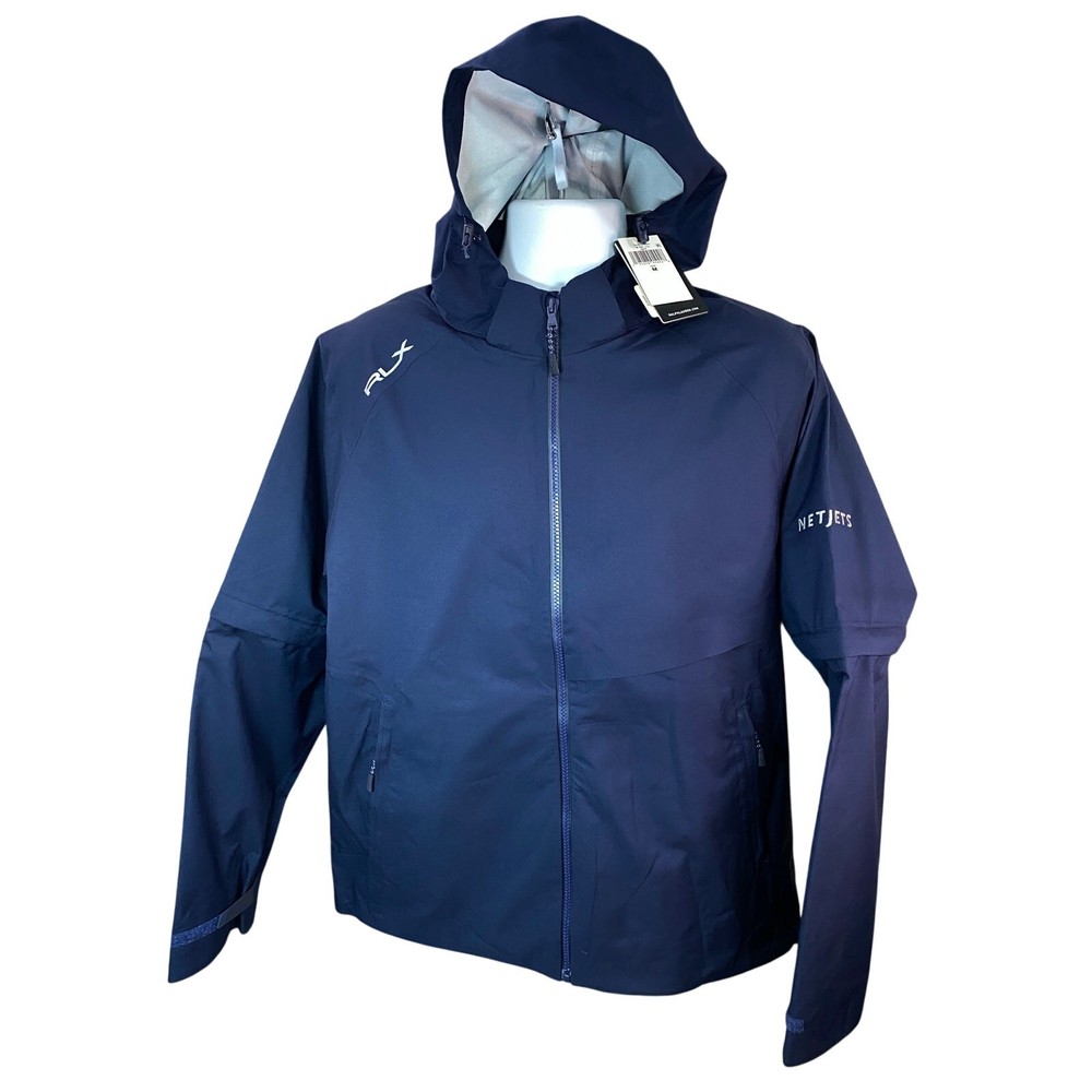 NEW RLX RALPH LAUREN Golf Performance Jacket Hooded Convertible Mens Medium