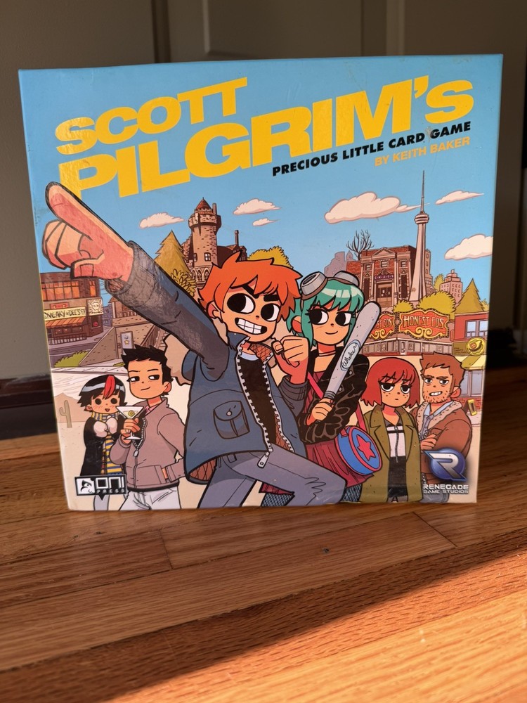 Scott Pilgrim's Precious Little Card Game Renegade Game Open Box Complete