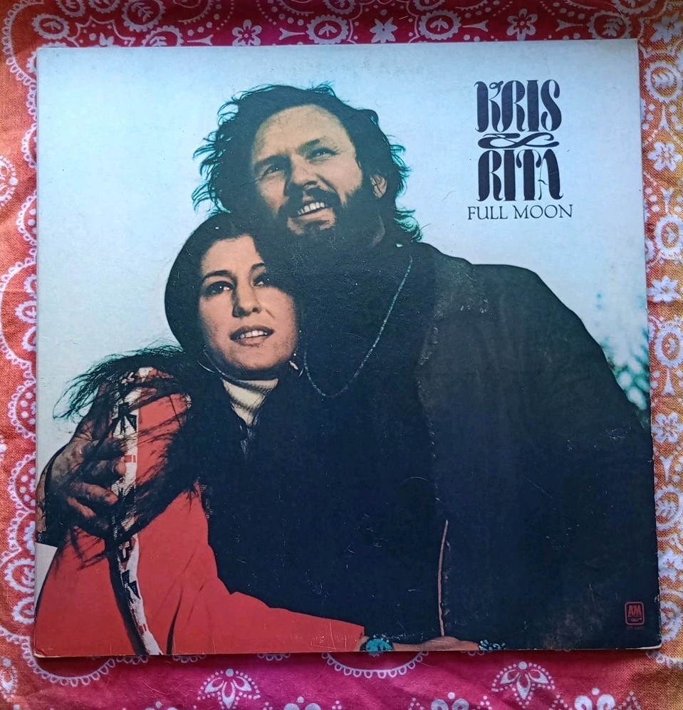 Kris Kristofferson & Rita Coolidge - Full Moon.  1973 A&M (SP-4403) VG+ vinyl
