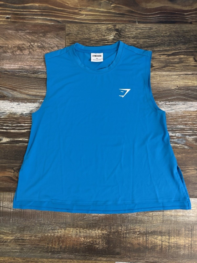 Gymshark Women’s Tank Top Size Xsmall Great Condition Blue