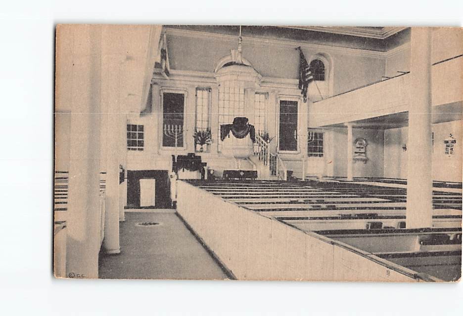 Postcard Interior Christ Church Alexandria Virginia USA