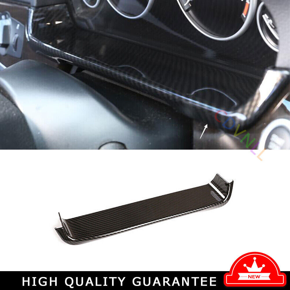 Middle Console Dashboard Panel Trim Fit For BMW 5 Series 2011-2017 Carbon Fiber