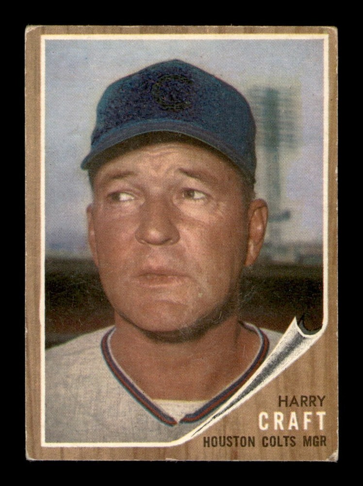 1962 Topps Set Break #12 Harry Craft Manager VG *OBGcards*