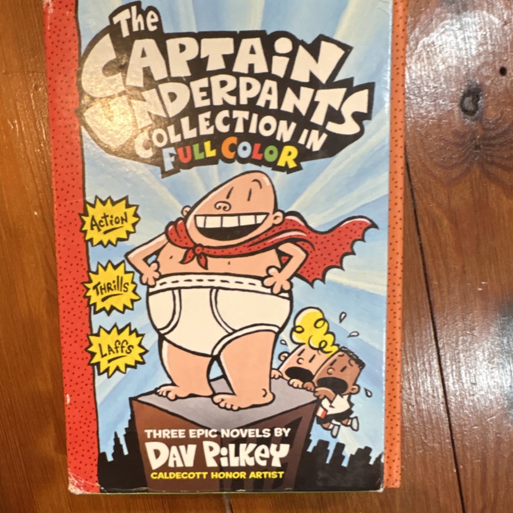 Captain Underpants Collection Box Set Full Color Illustrated by Dav Pilkey