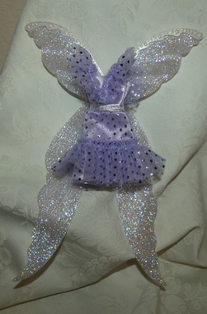 Mattel Barbie 2022 Tooth Fairy Purple Dress With Removable Wings Fashion 4 Doll