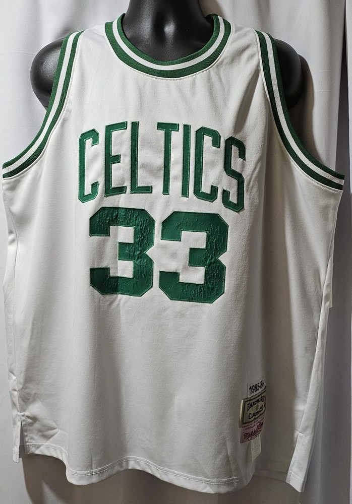 Vintage Larry Bird Mitchell & Ness 85/86 Celtics Jersey Sz 60 4XL
