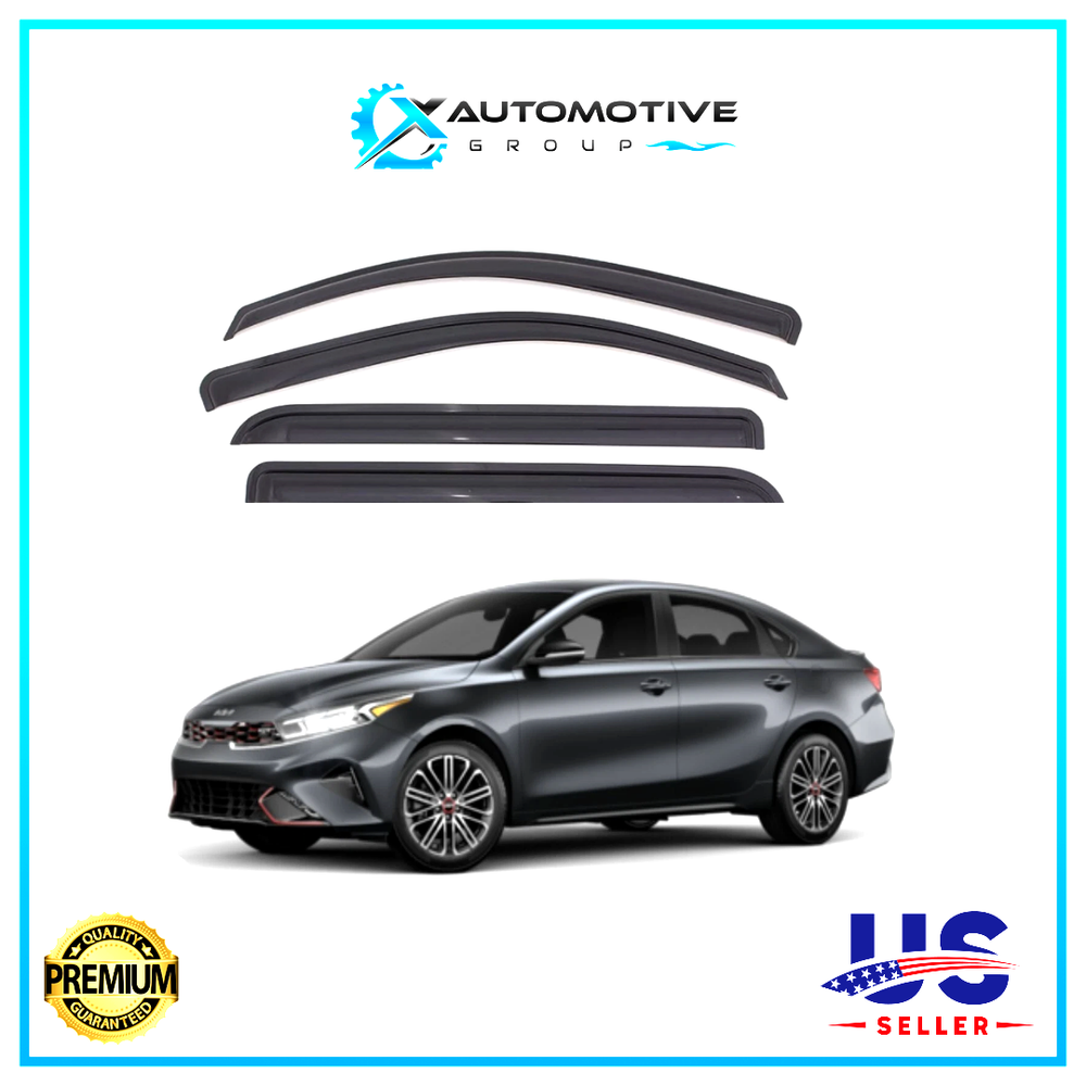 For KIA Forte 2019-2024 Window Vent Visors Rain Guards Deflectors