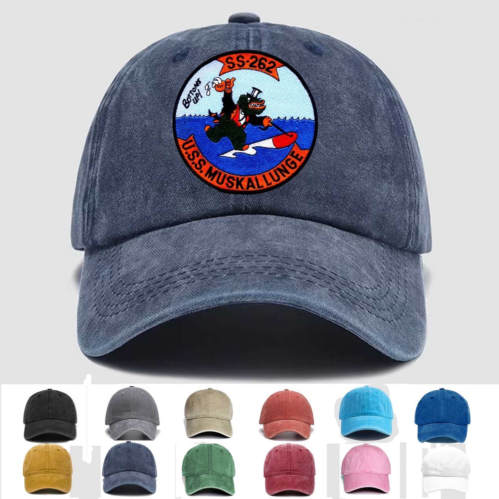 Custom Embroidered USS Maskallunge Veteran Trucker Cap SS-262 Gift