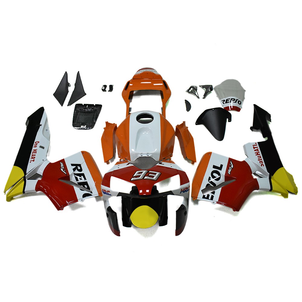 Orange Red Fairing Kit for 2003 2004 Honda CBR600RR F5 03 04 Injection Bodywork