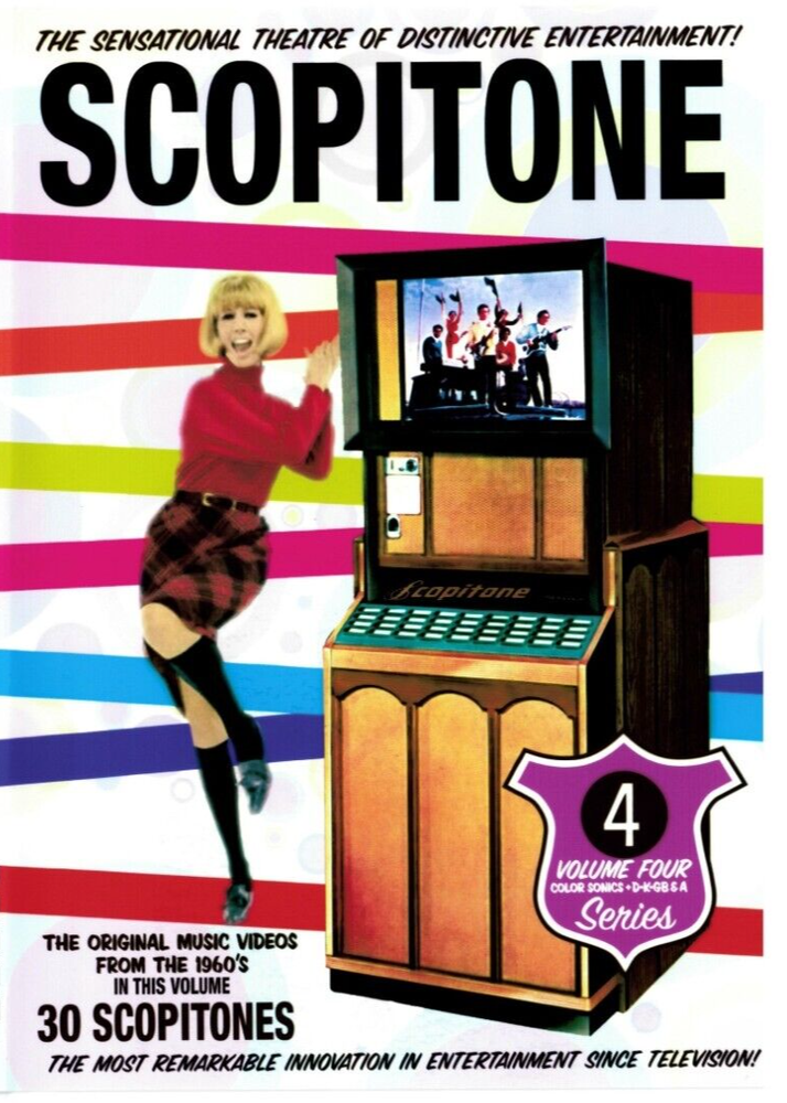 SCOPITONE Volume #4 DVD Collection video JUKEBOX 16mm film 1960s