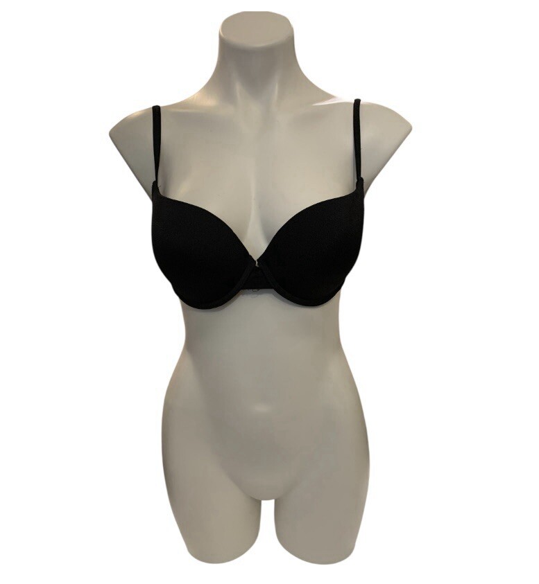 NWT 3-in-1 Multifunction Push Up Bra Brand Carnival Designer John Bead M/L Black