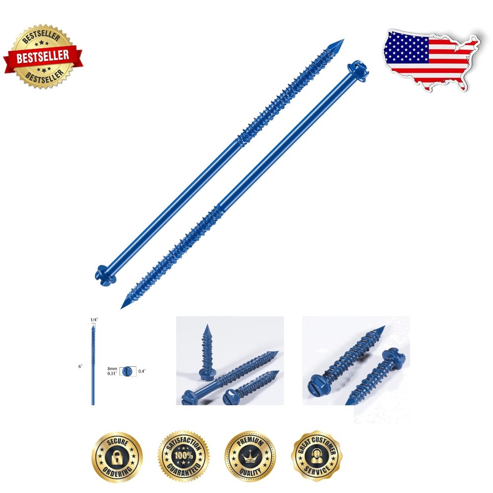 Diamond Finish Self-Tapping Screws - 1/4