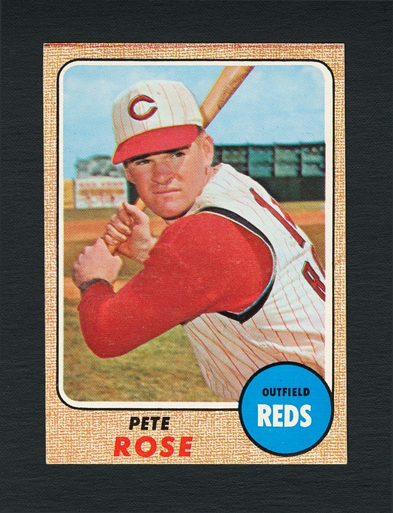 1968 Topps #230 Pete Rose - Near Mint Condition.