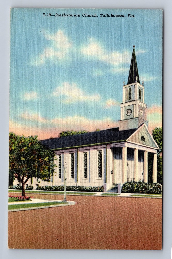 Tallahassee FL-Florida Presbyterian Church Vintage Postcard