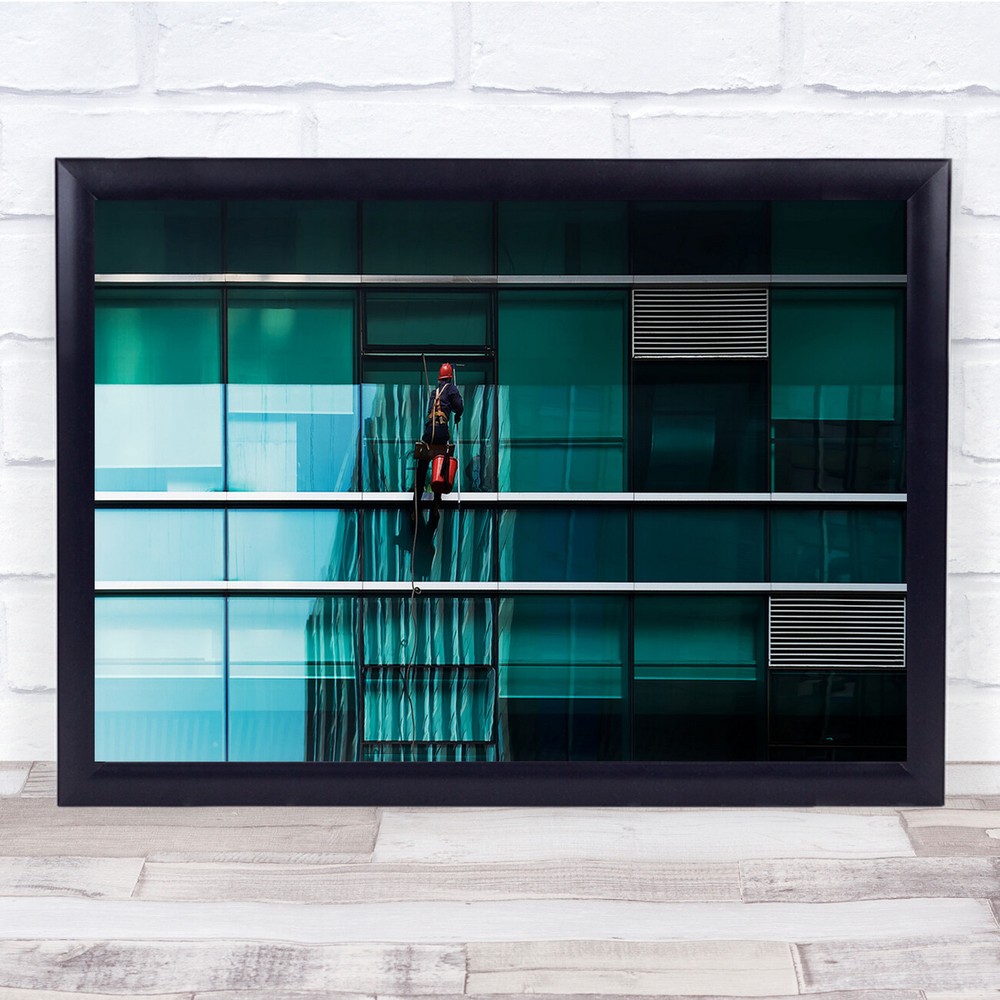 Architecture Abstract Modern Metropolis Urban Cityscape Wall Art Print