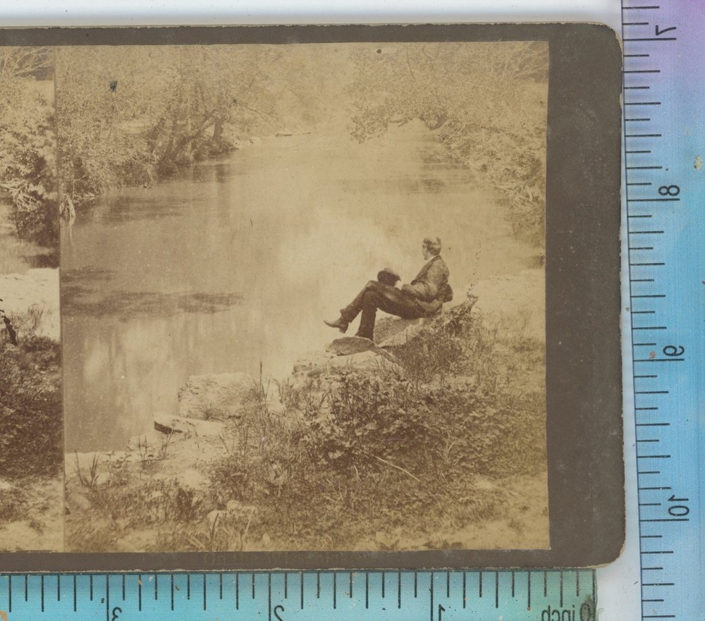 Wissahickon Creek Fairmount Park Philadelphia PA Stereoview