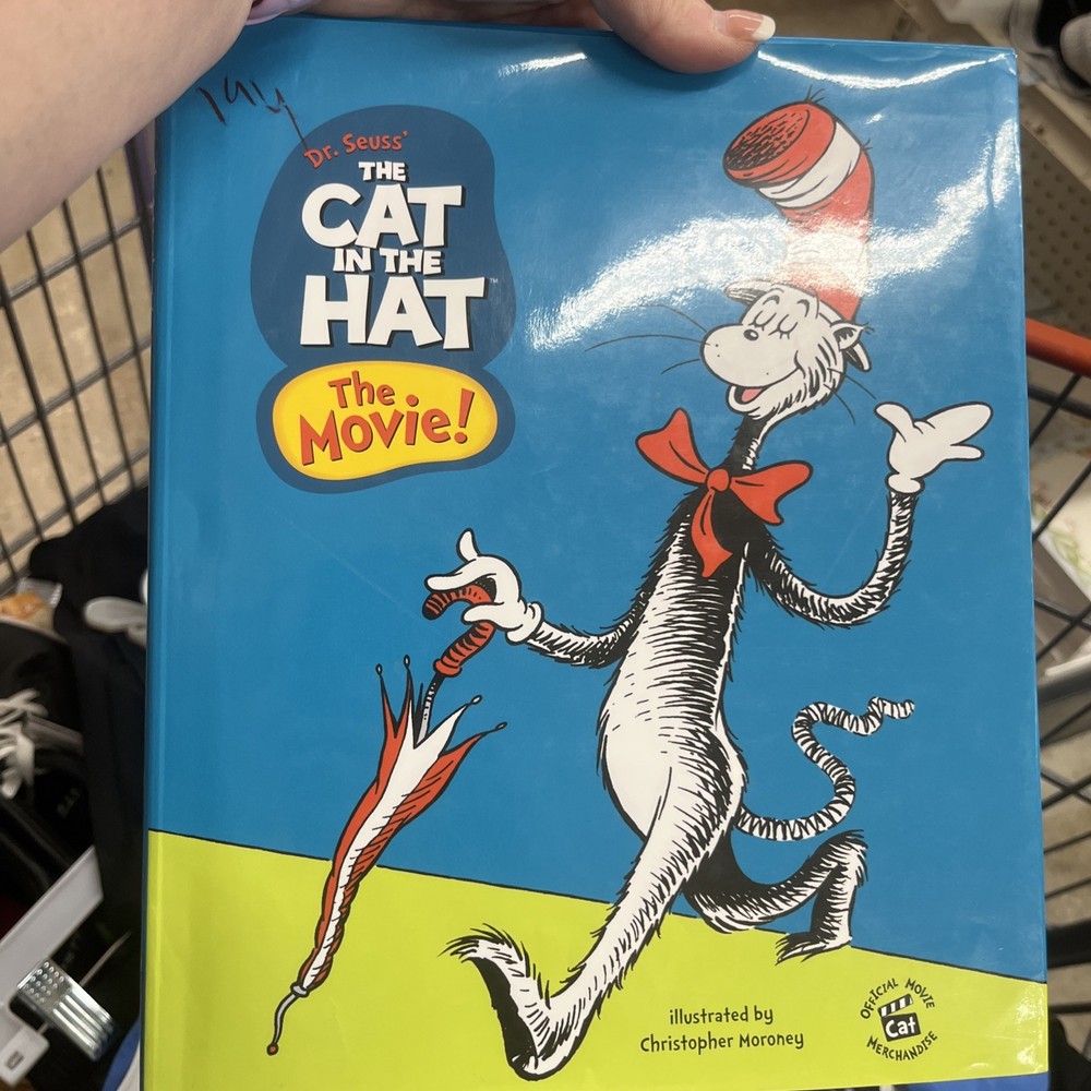 Dr. Seuss’ Cat In The Hat, The Movie! Hardcover Book.