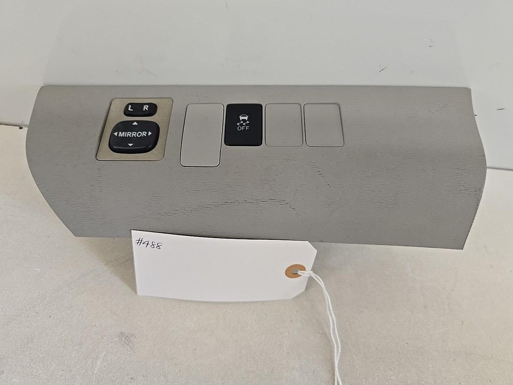 2011-2012 Dash Switch Panel Sienna Side Rear View Mirror Traction Control Cover