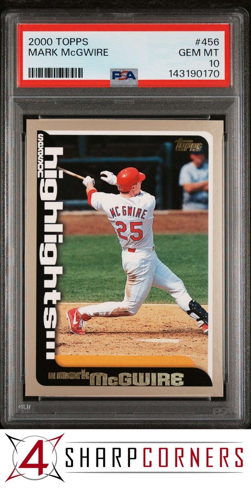 2000 TOPPS #456 MARK McGWIRE CARDINALS PSA 10eBay’s best selection of sports cards is always at 4SC