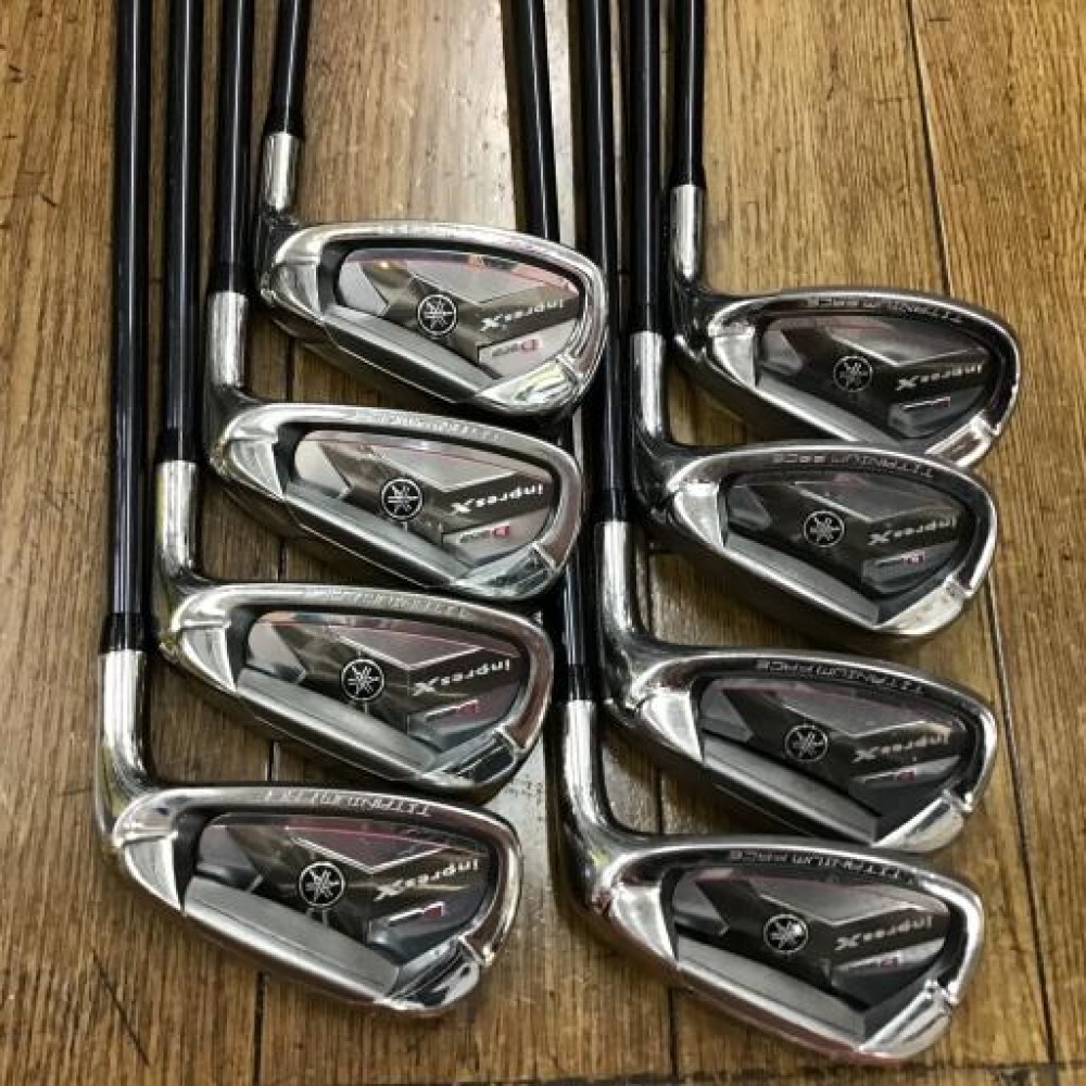 Women Yamaha inpres X D202 Ironset 5-9 PwAwSw 8p RH MX412i graphite Flex Regular