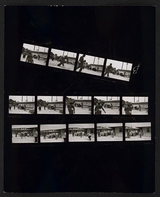 Photo:Duke Ellington Astor Motel Baseball Game Bus 1955 Apr 5