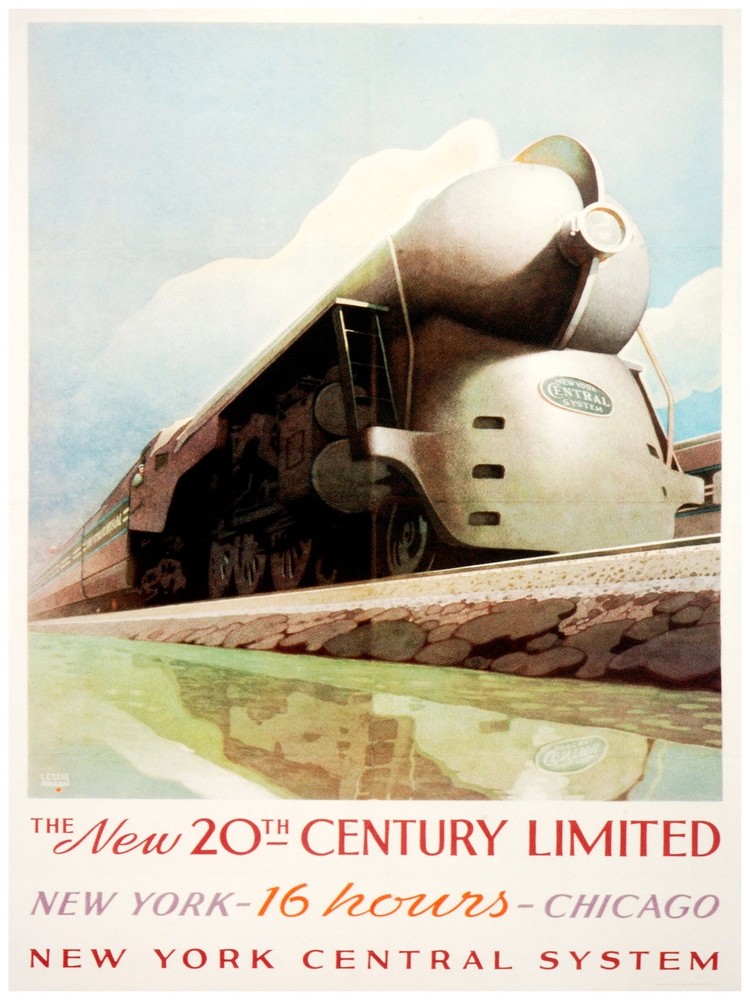 4363.New York Central System.20th century limited.POSTER.decor Home Office art