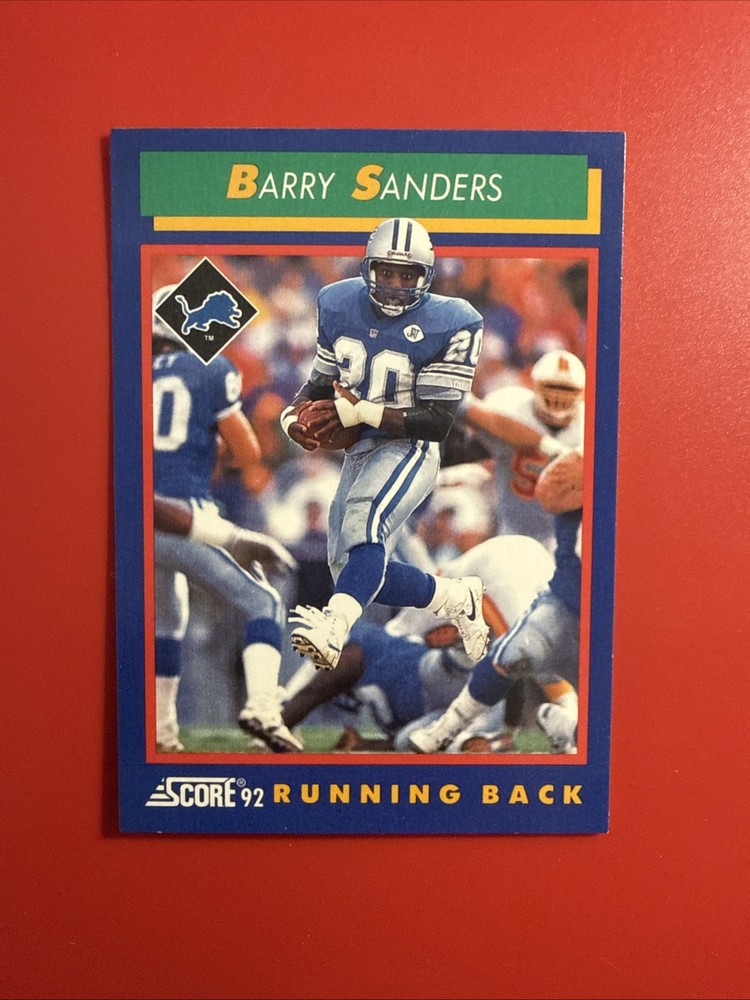 1992 Score #1 Barry Sanders- Detroit Lions