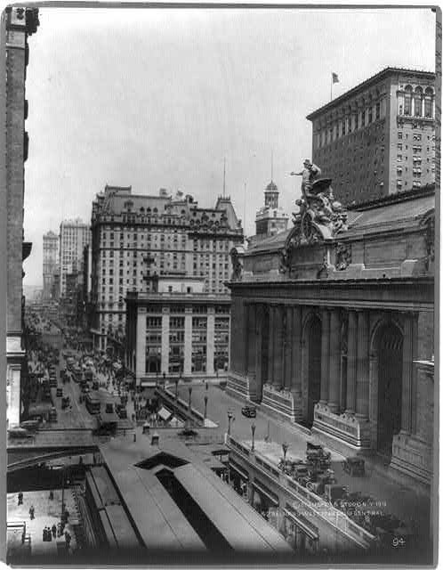 Photo:New York City NY 42nd St West from Grand Central Station c1919
