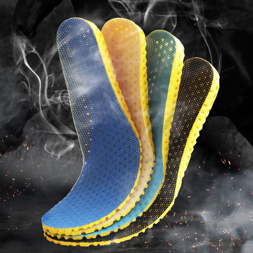 Woman Men Shoes Insoles Orthopedic Memory Foam Sport Arch Suppor Soles Pad