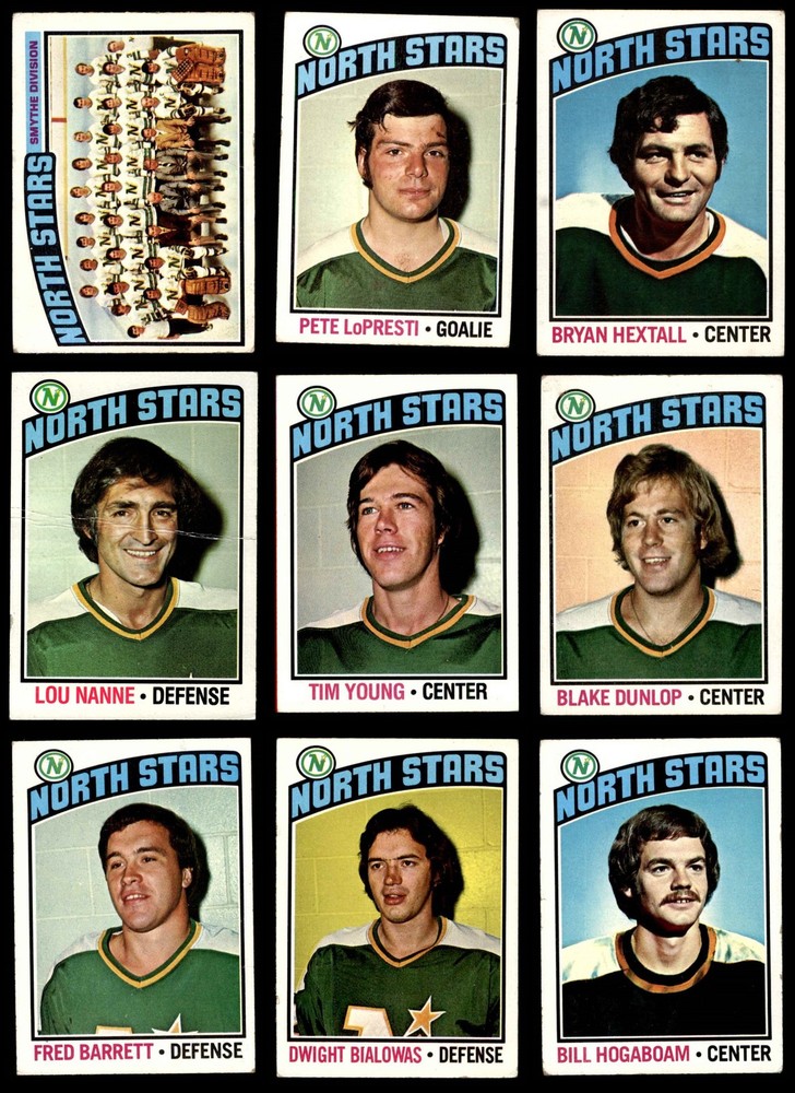 1976-77 Topps North Stars Near Team Set 2.5 - GD+ 5923784 (14 / 16 cards)