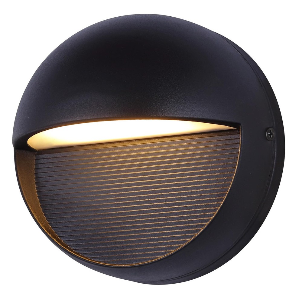 LOL272BK Black LED Light with Acrylic, 8.5W, 200 Lumens Outdoor Lantern