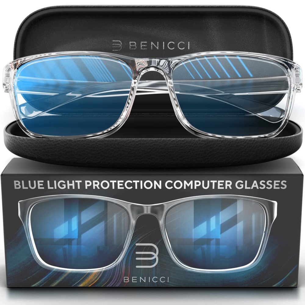 Stylish Blue Light Computer Blocking Glasses for Men and Women - Ease Digital...