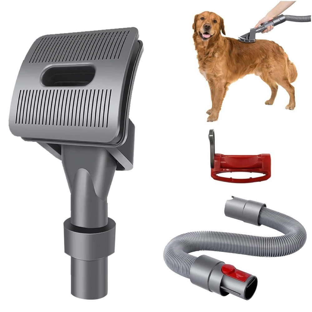 Groom Tool Attachments Brush&Extension Vacuum Hose Compatible with Dyson V8 V...