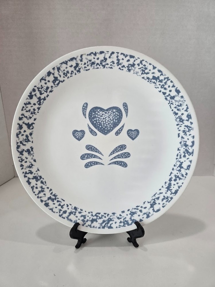Corell Blue Hearts Dinner Plate