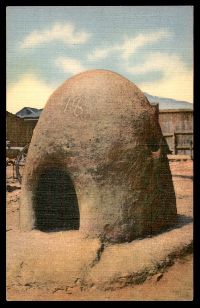 Postcard Adobe Bake Oven of the Southwest