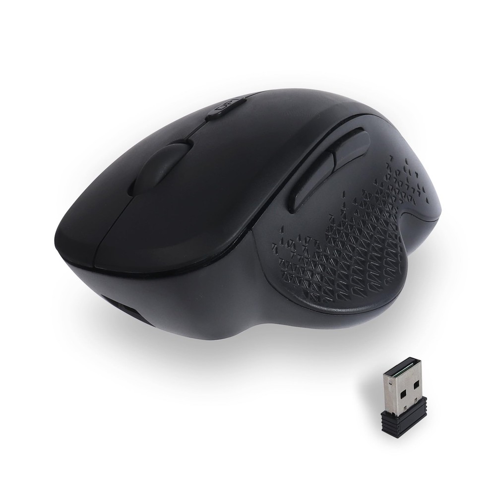 Ergonomic Bluetooth Wireless Mouse Rechargeable 2.4G Vertical Design for Comfort