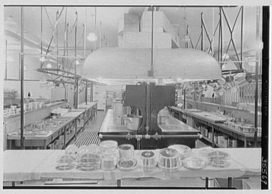 World's Fair, Italian Line restaurant, Italian Building. General view of