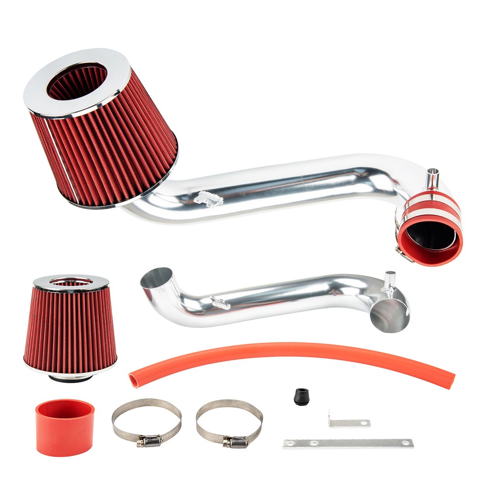 2001-2005 Civic DX/LX/EX/GX/VP 1.7L L4 Short Ram Air Intake Kit with Red Filter