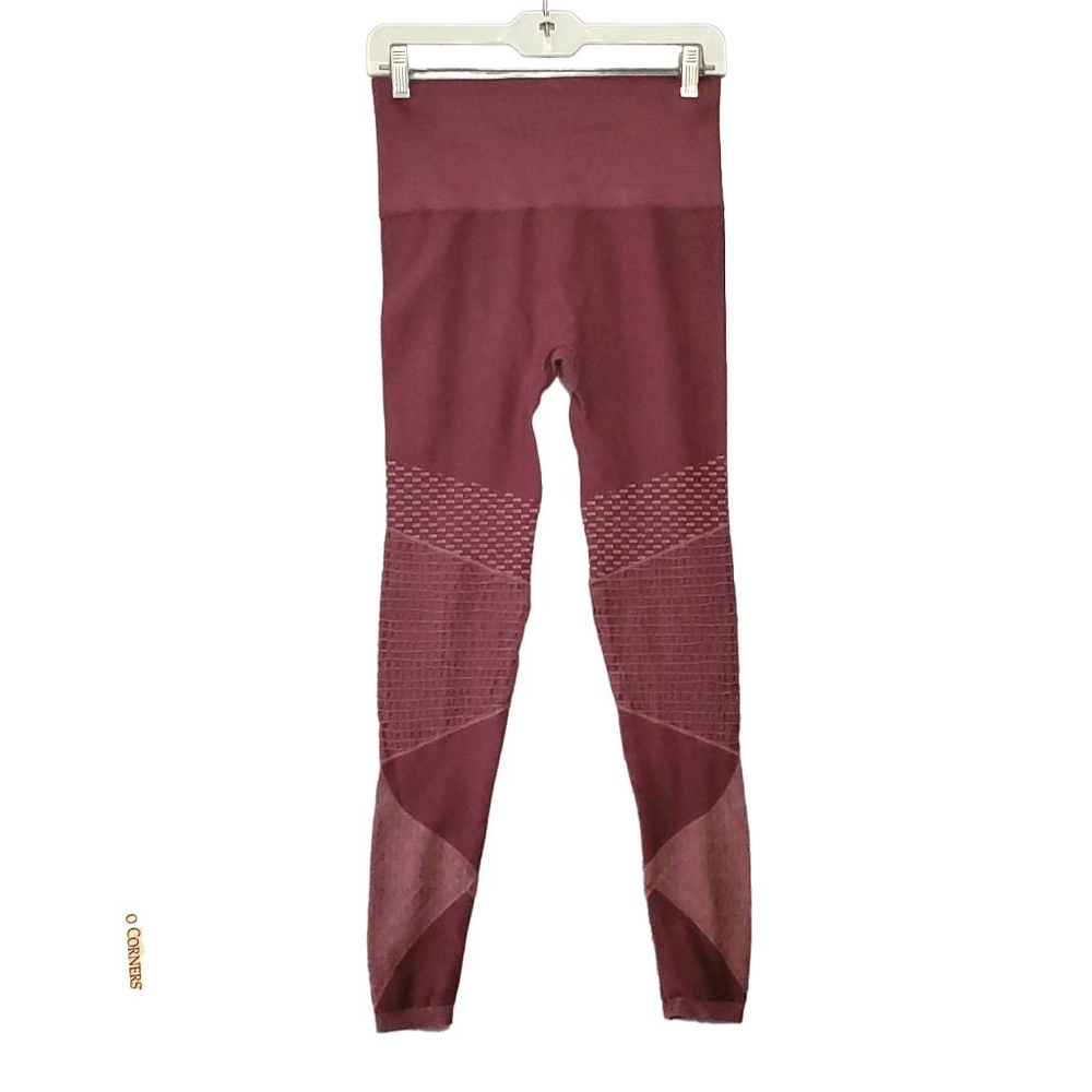 SPANX Seamless Moto Leggings for Women in Wine Size Medium Look at Me Now Style