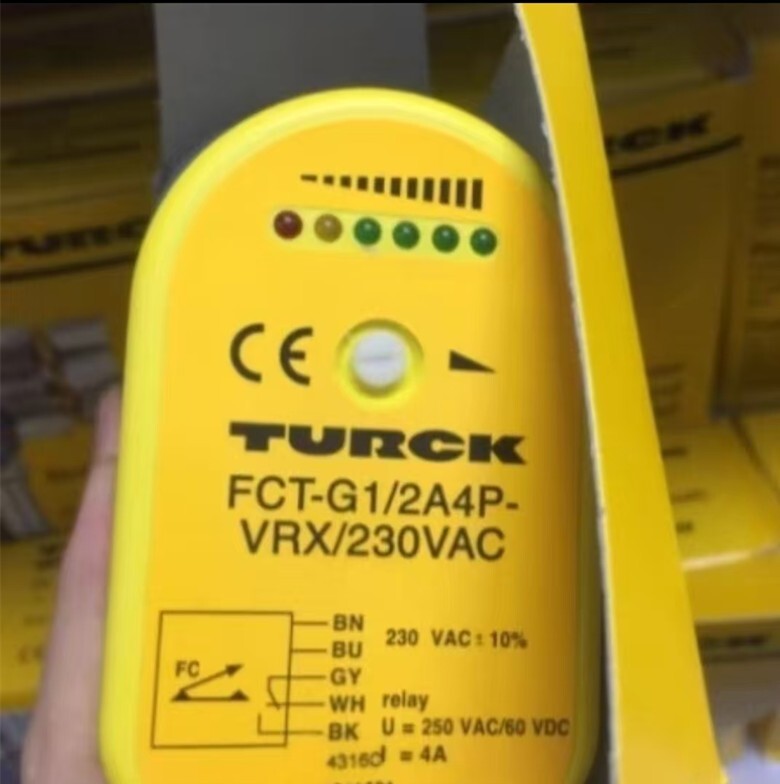 1PCS TURCK FCT-G1/2A4P-VRX/230VAC Flow Sensor