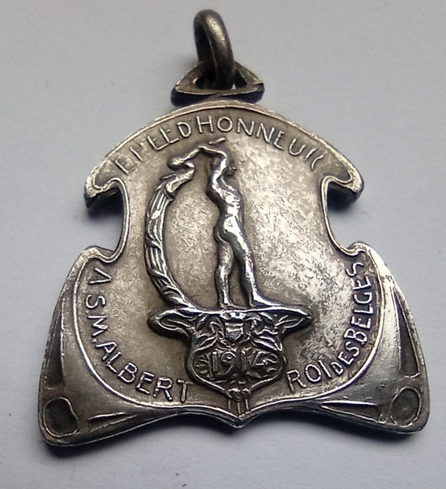 1914 City Of Paris Homage To King Albert I Ww1 Art Nouveau Medal
