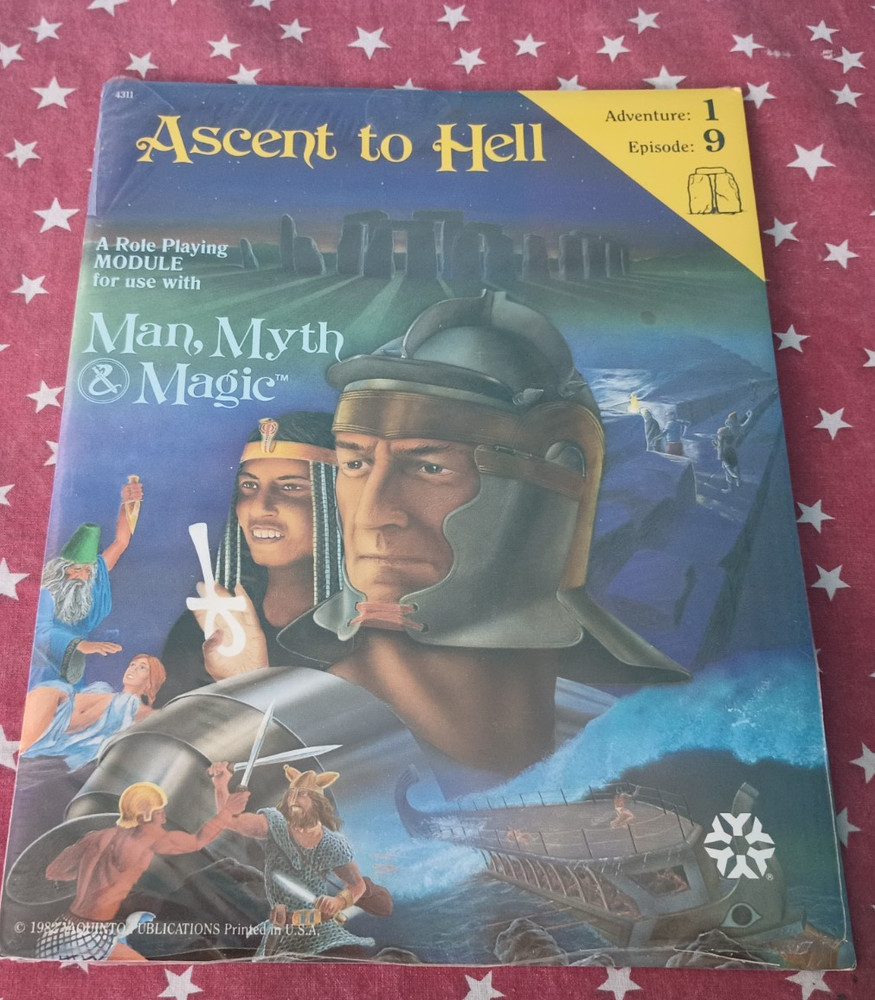 Yaquinto Fantasy RPG Ascent to Hell Sealed Copy