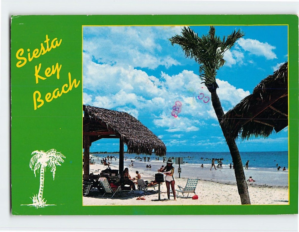 Postcard Siesta Key Beach Sarasota Florida USA