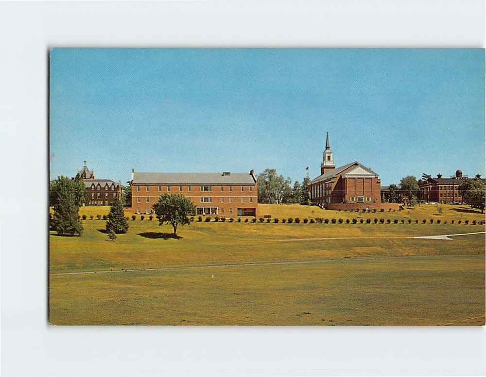 Postcard View of part of the campus Western Maryland College Westminster MD USA