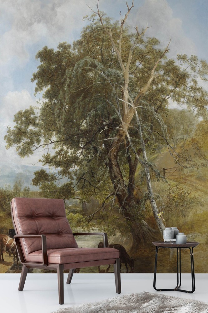 3D Landscape Oil Painting  Wall Murals Wallpaper Murals Wall Sticker 7