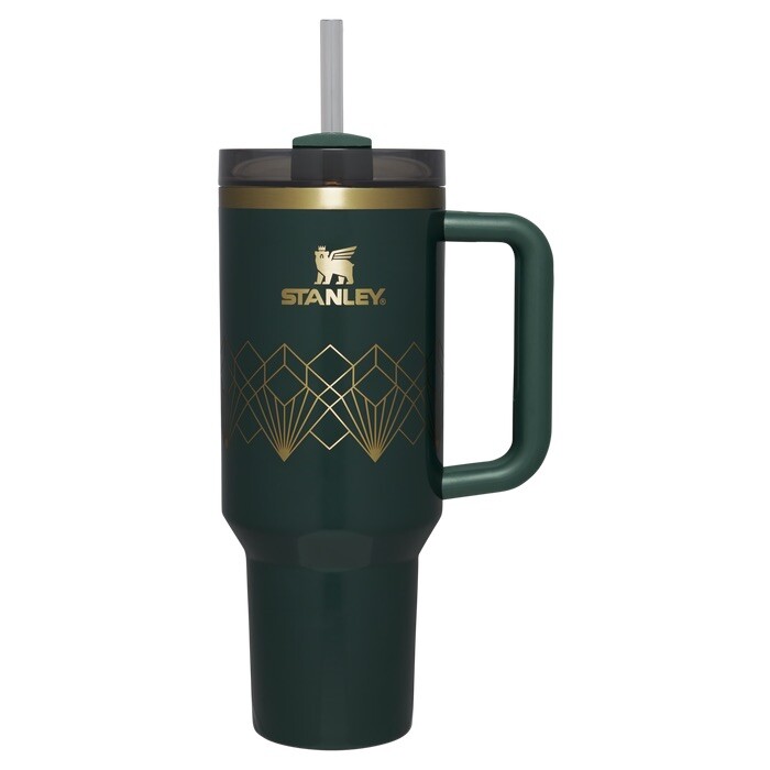 Stanley Deco Collection Quencher H2.0 Flowstate Tumbler Forest Gloss Deco 40oz