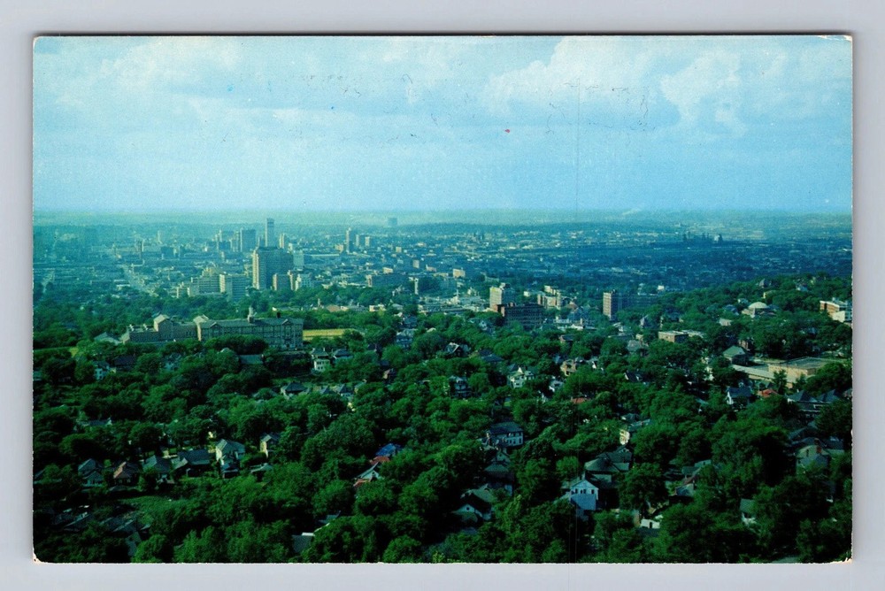 Birmingham AL-Alabama Aerial Of Town Area Vintage Postcard