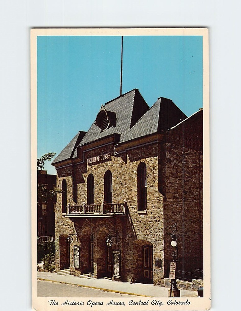 Postcard Historic Opera House Central City Colorado USA