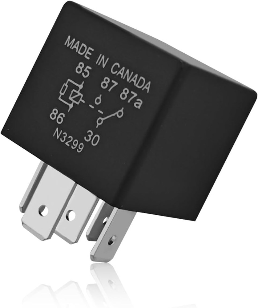 12V 5-Pin Automotive Relay for Fuel Pump & Starter, Compatible wit Size: 1 PCS