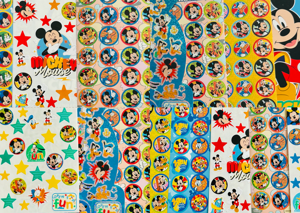 10 Pack Disney Jr Mickey Mouse Fun House Play Set with Donald Duck Goofy Pluto